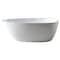 Alfi Brand ALFI brand AB8861 59" White Oval Acrylic Free Standing Soaking Bathtub AB8861 - alternate 4